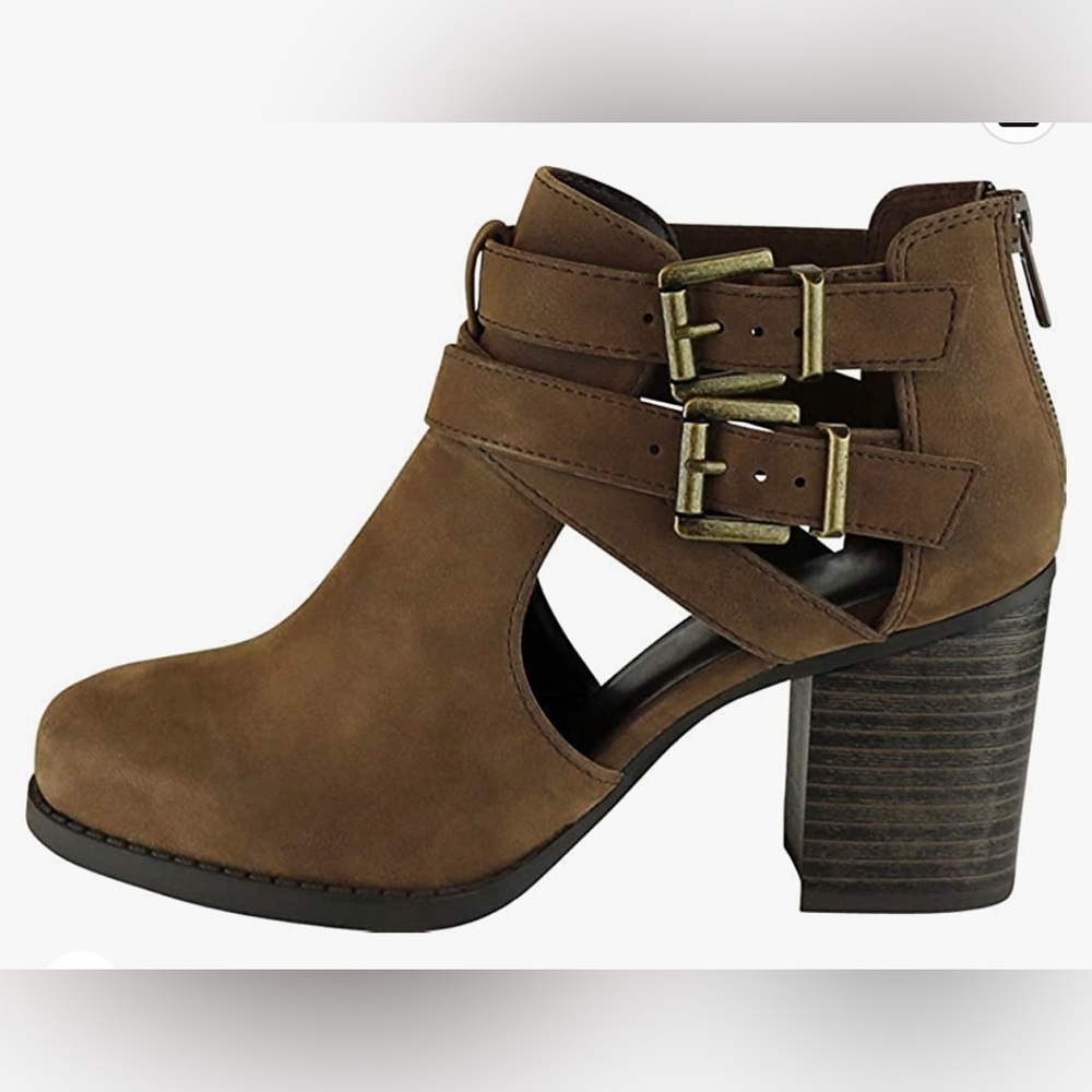 Soda Cambridge Chunky Heel Boots. Size 6 - image 2